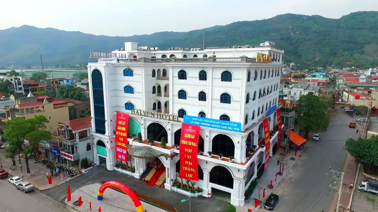Hai Yen Luxury Hotel Cam Pha Buitenkant foto